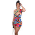 Oblique Shoulder Open Back Drawstring Slim Sexy Hip Dress NSDLS57712