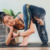 summer print hit color fitness sports yoga set NSJYF57953