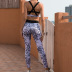new tight-fitting pattern backless fitness sports yoga wear set NSJYF57980