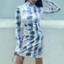 new mid-length long-sleeved pullover dress NSJYF58046