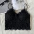 Lace Trim Camisole Crop Top NSYID58333