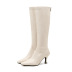 new pointed high heel stovepipe knight boots NSHU58226