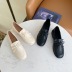 flat-bottomed loafers spring and autumn new simple soft leather shoes NSHU58253