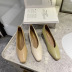 Spring and autumn new simple single mid-heel pointed shoes NSHU58315