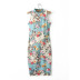 new retro floral celebrity style slim sleeveless hip dress  NSYIS58405