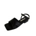 cross strap open toe flat bottom buckle strap sandals NSHU58510