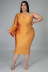 Oblique Shoulder Long Short Sleeve Slim Strappy Dress NSWNY58556