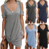 short-sleeved summer new solid color spring and summer strapless t-shirt dress NSYF58571