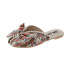 Fashion embroidered pearled chain decor sandals NSZSC58681