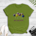 round neck color lollipop printing T-shirt NSYIC58753