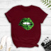 forest lips printed T-shirt NSYIC58778