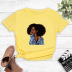 fashion girl print T-shirt  NSYIC58790