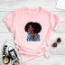 fashion girl print T-shirt  NSYIC58790