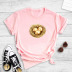  creative golden egg print T-shirt NSYIC58794