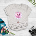 flower hot air balloon printing T-shirt NSYIC58802