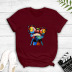 fashion frogman printed T-shirt  NSYIC58807