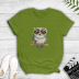 cartoon cute owl popular printing T-shirt NSYIC58811