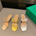 summer fashion high heels bow transparent slippers NSHU59073