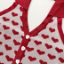 Vintage Love Print Halter Knit Camisole NSYAY59145