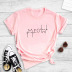Summer cartoon short-sleeved simple cute cat printing T-shirt  NSYIC59335