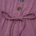 single-breasted waistband double-pocket jumpsuit NSOY59406