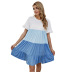 fashion color matching dress NSDF59432