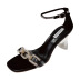 new summer fashion thick heel rhinestone transparent sandals NSHU59454
