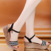 Bohemian summer new high-heeled wedge-heeled shoes NSZSC59552