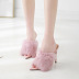 rabbit fur pointy high-heeled sandals NSSO59578