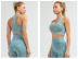 fitness sports bra seamless plus size fitness set NSLUT59745