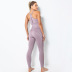 high waist tight-fitting hip-lifting seamless yoga set NSLUT59742