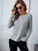 new pure color grey fashion tops NSCAI59696