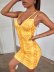 new yellow printed fashion comfortable dresses NSCAI59694