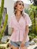 new pink pure color fashion cute comfortable tops NSCAI59685