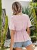 new pink pure color fashion cute comfortable tops NSCAI59685