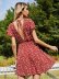 new short printed red fashion dresses NSCAI59778