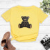 Toy Bear Print Short-Sleeved T-Shirt NSYAY59785