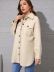 new white long pure color fashion jackets NSCAI59881