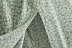 rayon watermark floral short-sleeved chest tie-up hem split dress  NSAM54548