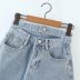 wholesale verano nuevos pantalones cortos de mezclilla huecos de doble cintura NSAM54554