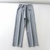 wholesale retro fashion striped loose high waist drape wide-leg straight-leg pants NSAM54593