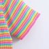 wholesale color striped knit Slim cardigan NSAM54601