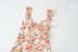 fashion loose floral high waist sling dress  NSAM54607