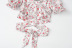 fashion floral square neck lotus leaf sleeve shirt  NSAM54615