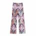 wholesale Spring Festival printed linen casual pants  NSAM54640