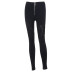 spring and autumn high waist tight hollow zipper denim casual trousers NSMEI54852