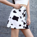 summer high-neck slim printed A-line skirt NSMEI54901