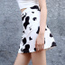 summer high-neck slim printed A-line skirt NSMEI54901