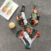 One-piece print hollow sexy swimsuit NSLUT55528