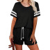 spring and summer new splicing short-sleeved two-piece sportswear NSYIS56729